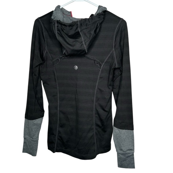 MPG Women’s Pullover Hoodie Long Sleeves Small Gray Black Pink - Picture 4 of 4